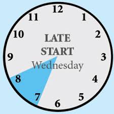 Reminder: Tomorrow is a late start day!