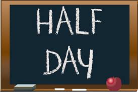 Half Day for All Students on Friday, September 14th