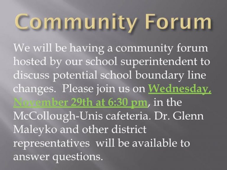 Community Forum