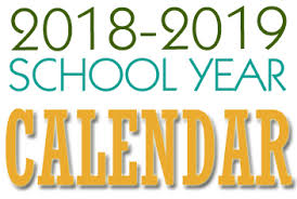 District 2018-2019 Calendar