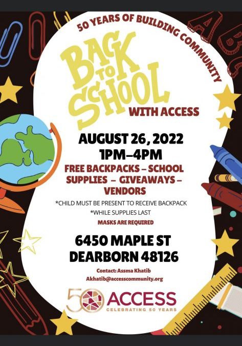 Back to School Fair on August 26th at McCollough-Unis