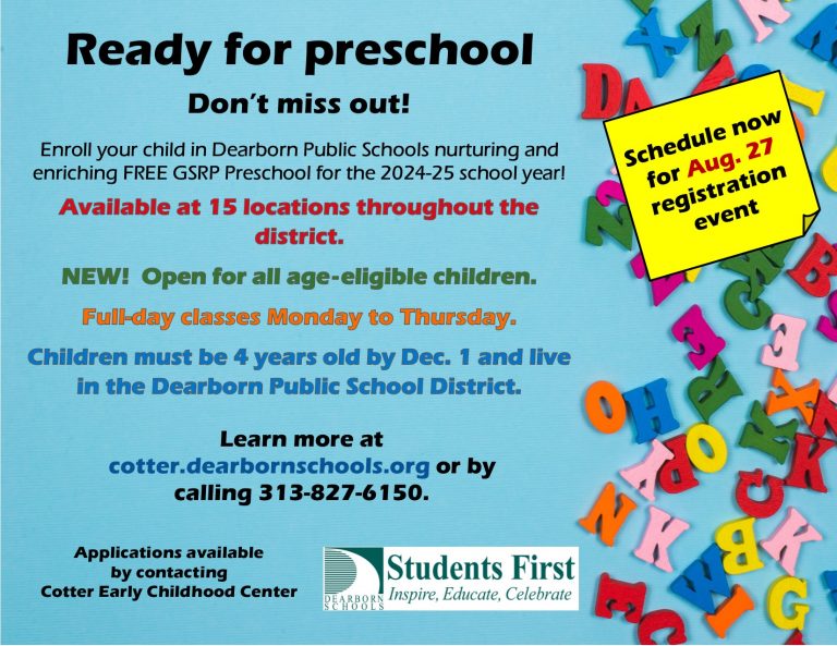 Spots still available for free preschool program at McUnis